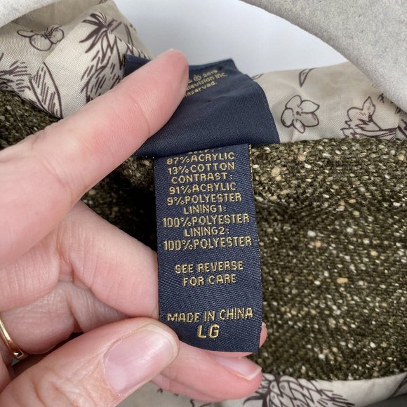 Hot Topic Claire Outlander Olive Green  Coat with Faux Fur Trim - Picture 3 of 7